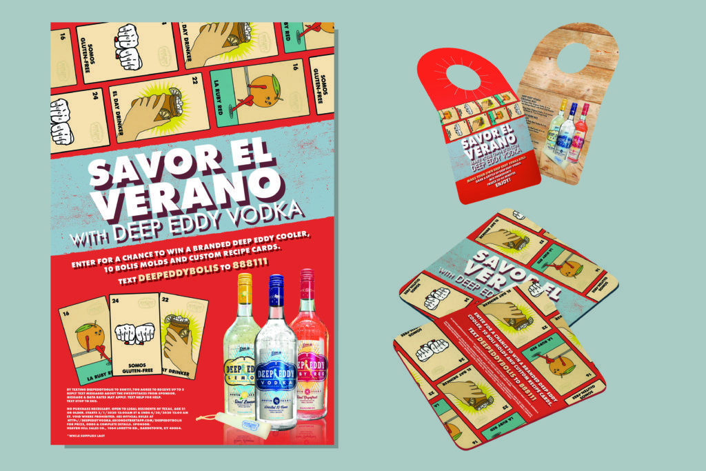 Deep Eddy vodka Designed by Kristi Simmons